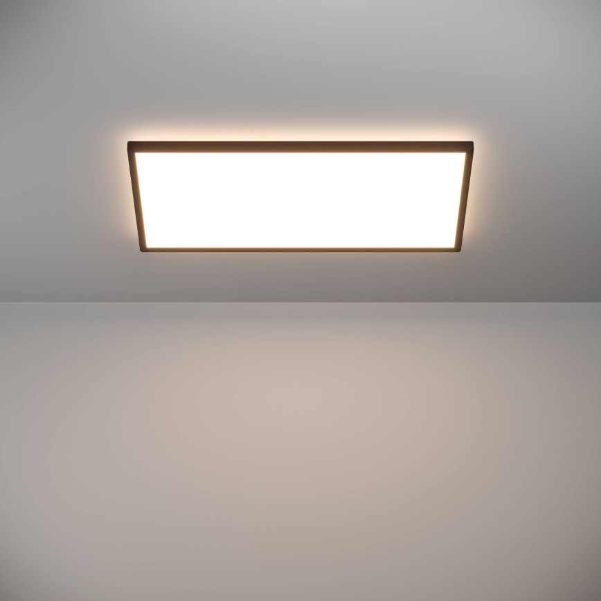 Eglo - Plafón LED de baño LED/17,2W/230V 2700/4000/6500K 30x57 cm IP44 negro