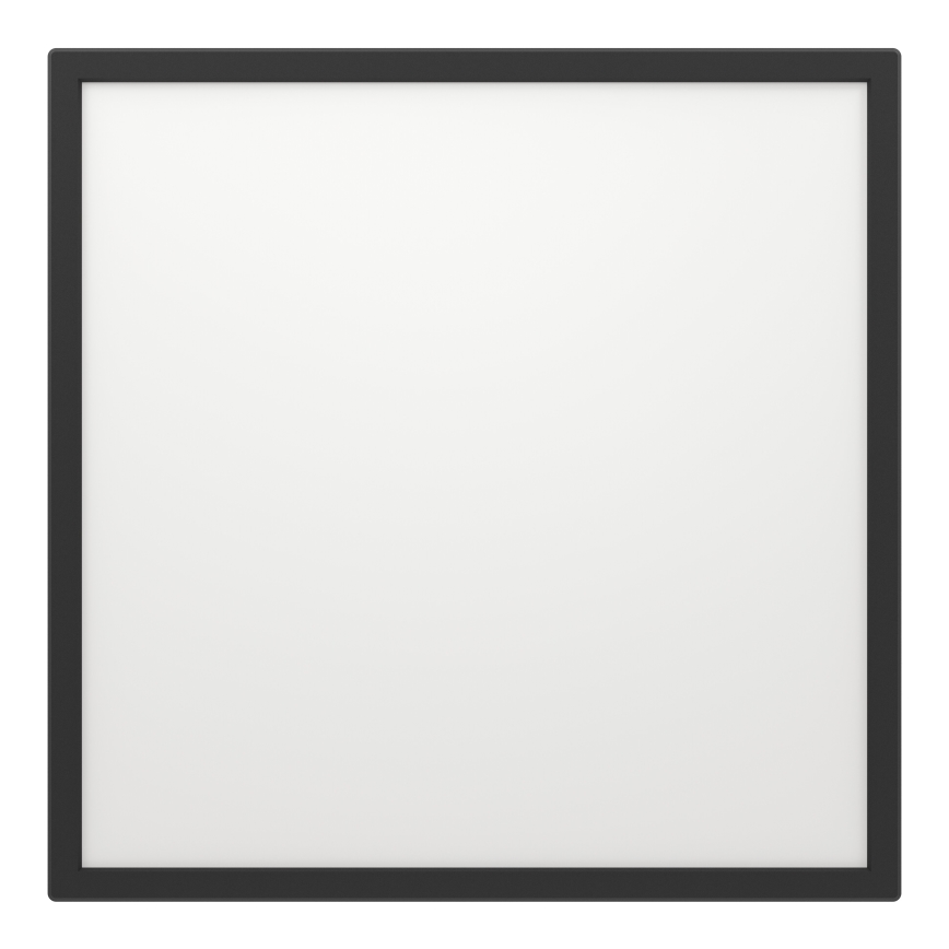 Eglo 901457 - Luz de techo LED regulable para baño LED/17W/230V 2700-6500K 50x50 cm IP44 negro + control remoto