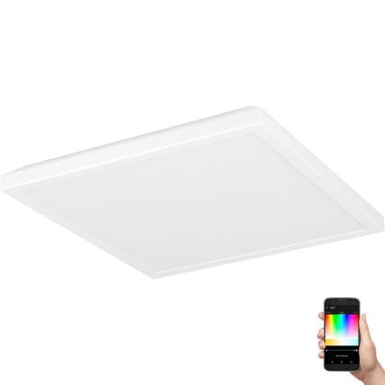 Eglo - LED RGBW Plafón regulable para el baño LED/13,4W/230V 2700-6500K 29x29 cm IP44 blanco ZigBee