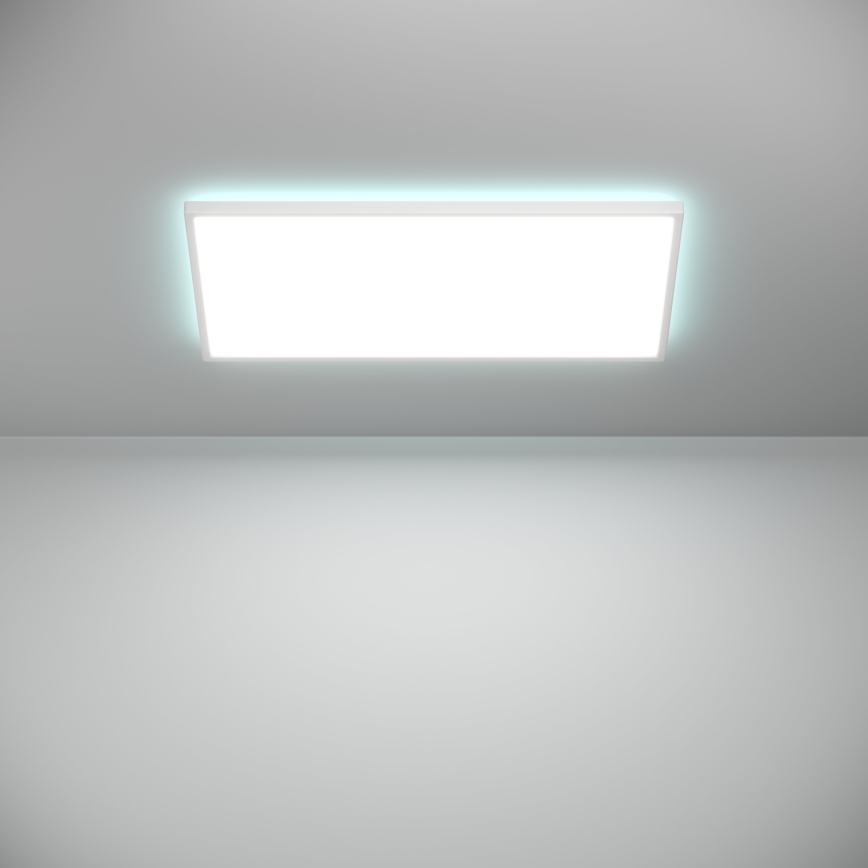 Eglo - LED RGBW Plafón regulable para el baño LED/17,2W/230V 2700-6500K 30x57cm IP44 blanco ZigBee