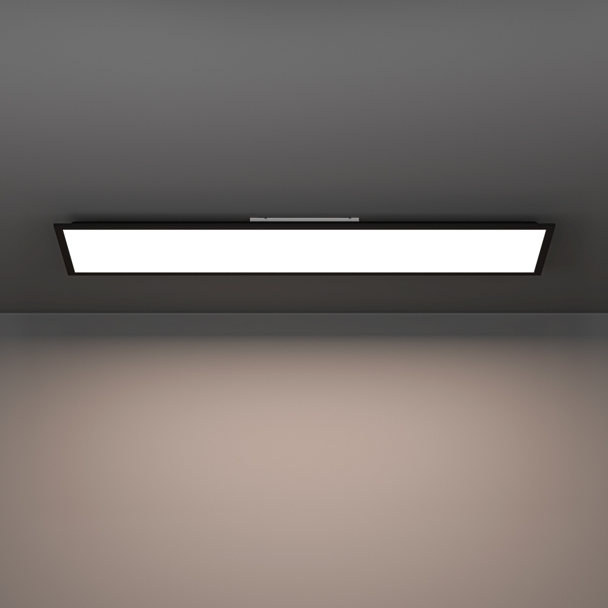 Eglo - Panel LED RGBW regulable montado en superficie LED/34W/230V 2700-6500K 120x30 cm negro