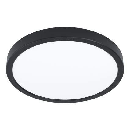Eglo - Luminaria de techo LED RGBW regulable para baño LED/17,5W/230V 2700-6500K diámetro 38,9 cm IP44 negro