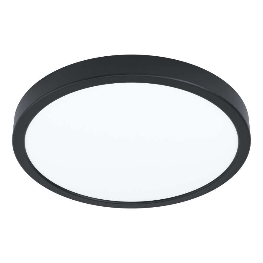 Eglo - Luminaria de techo LED RGBW regulable para baño LED/17,5W/230V 2700-6500K diámetro 38,9 cm IP44 negro