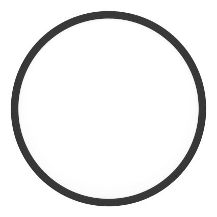 Eglo - Luminaria de techo LED RGBW regulable para baño LED/17,5W/230V 2700-6500K diámetro 38,9 cm IP44 negro