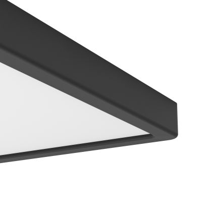 Eglo - Luminaria de techo para baño LED RGBW regulable LED/17,8W/230V 2700-6500K 39x39 cm IP44 negra
