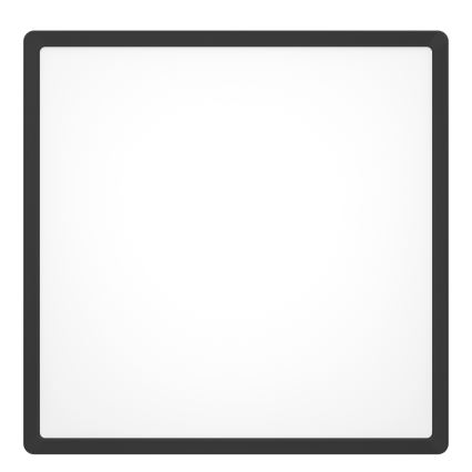 Eglo - Luminaria de techo para baño LED RGBW regulable LED/17,8W/230V 2700-6500K 39x39 cm IP44 negra