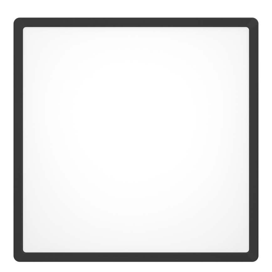 Eglo - Luminaria de techo para baño LED RGBW regulable LED/17,8W/230V 2700-6500K 39x39 cm IP44 negra