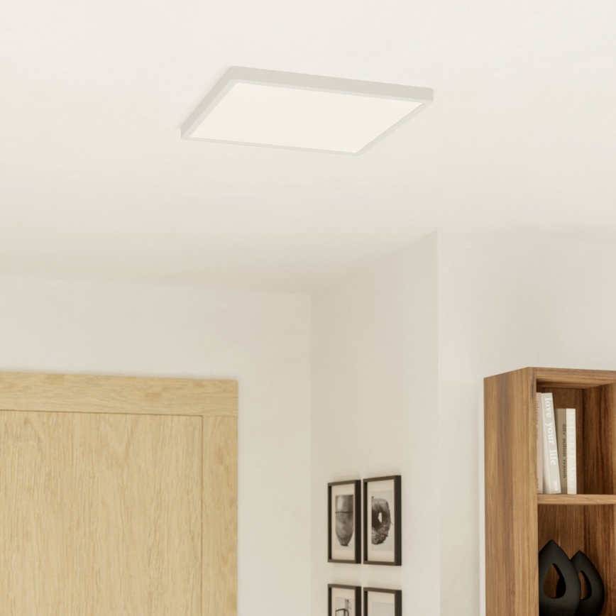 Eglo - Luminaria de techo regulable LED RGBW para baño LED/17,8W/230V 2700-6500K diámetro 39 cm IP44 blanca