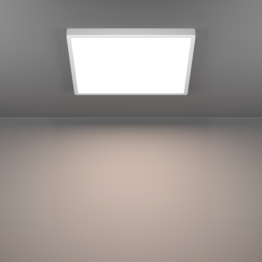 Eglo - Luminaria de techo regulable LED RGBW para baño LED/17,8W/230V 2700-6500K diámetro 39 cm IP44 blanca