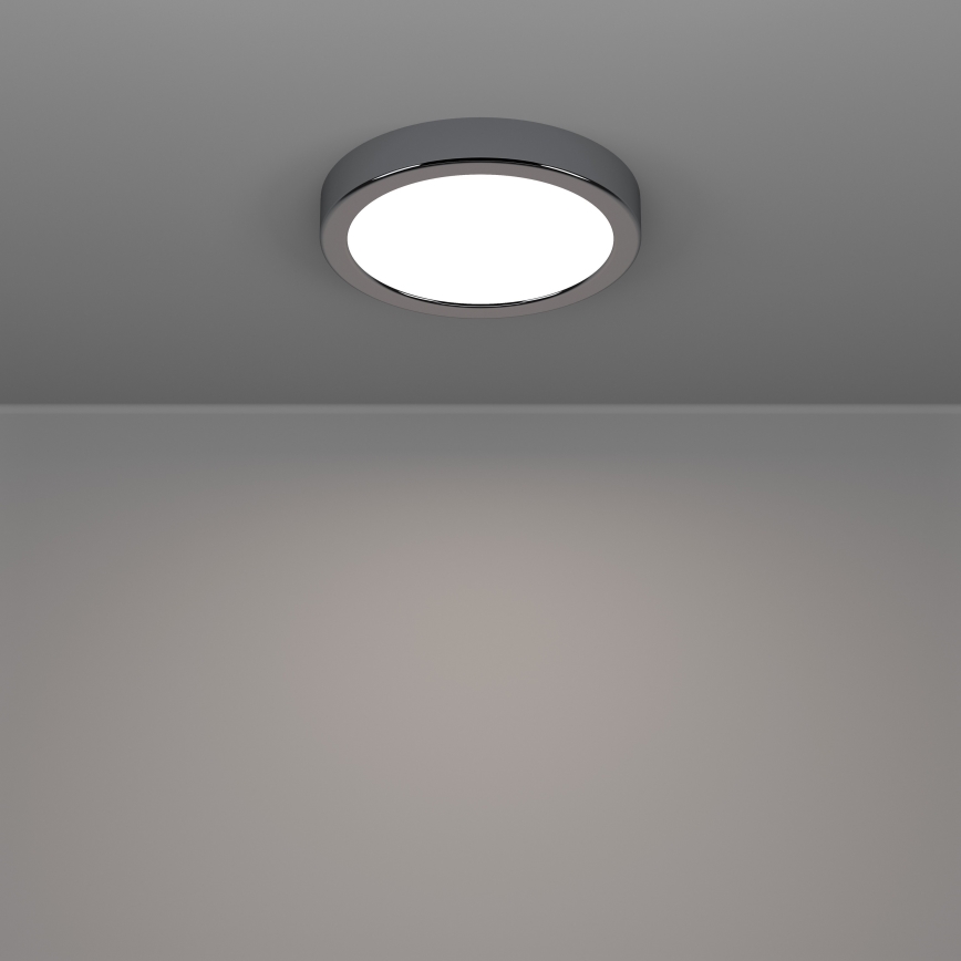 Eglo - Plafón LED para baño LED/7,5W/230V 2700/4000/6500K diámetro 16,6 cm IP44 cromo brillante