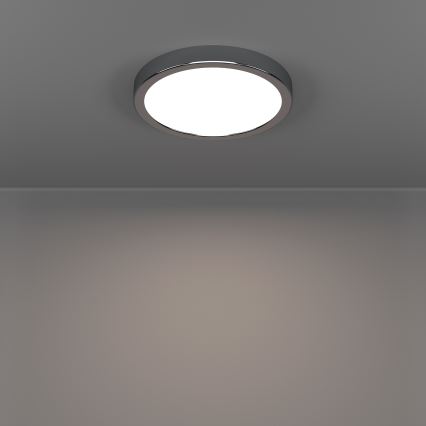 Eglo - Plafón LED para baño LED/11,5W/230V 2700/4000/6500K Ø 21,1 cm IP44 cromo brillante