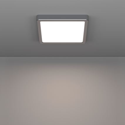 Eglo - plafón LED de techo para baño LED/10,5W/230V 2700/4000/6500K 22x22 cm IP44 cromo brillante