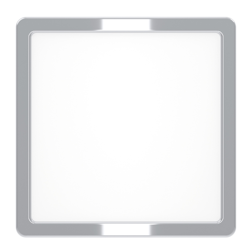 Eglo - plafón LED de techo para baño LED/10,5W/230V 2700/4000/6500K 22x22 cm IP44 cromo brillante