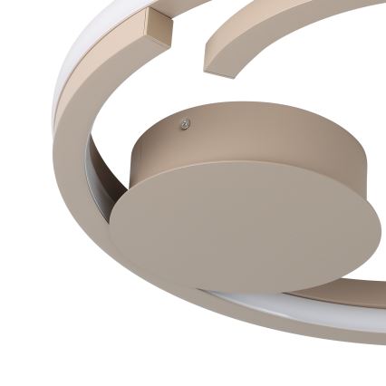 Eglo - Lámpara de techo LED regulable 2xLED/20W/230V 2700-6500K Ø 48 cm beige + mando a distancia