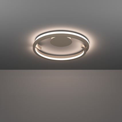 Eglo - Lámpara de techo LED regulable 2xLED/20W/230V 2700-6500K Ø 48 cm beige + mando a distancia