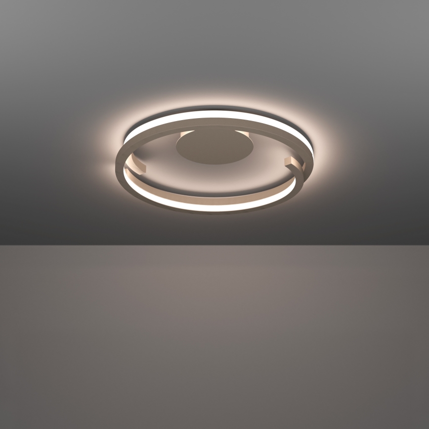Eglo - Lámpara de techo LED regulable 2xLED/20W/230V 2700-6500K Ø 48 cm beige + mando a distancia