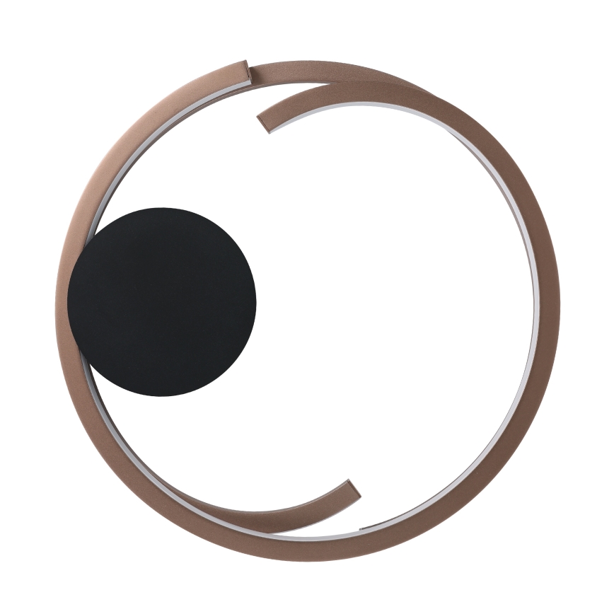 Eglo - Lámpara de techo LED regulable 2xLED/20W/230V 2700-6500K diámetro 48 cm acabado en bronce + mando a distancia