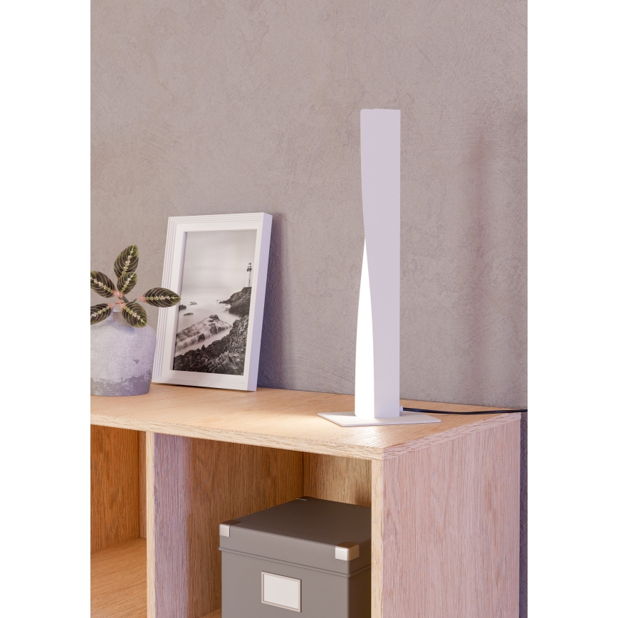 Eglo - Lámpara de mesa regulable RGBW LED/9W/230V 2700-6500K gris