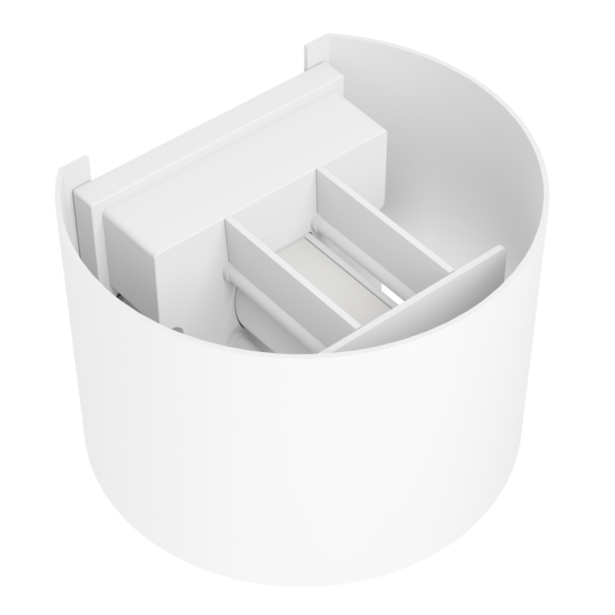 Eglo - Aplique de pared exterior LED 2xLED/2,8W/230V IP54 blanco