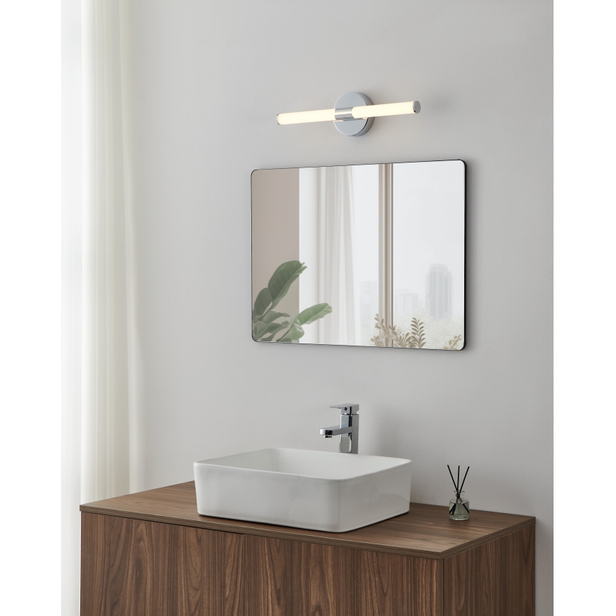 Eglo - Iluminación LED para espejo de baño LED/7,5W/230V 3000/4000/6500K 45 cm IP44 cromo brillante
