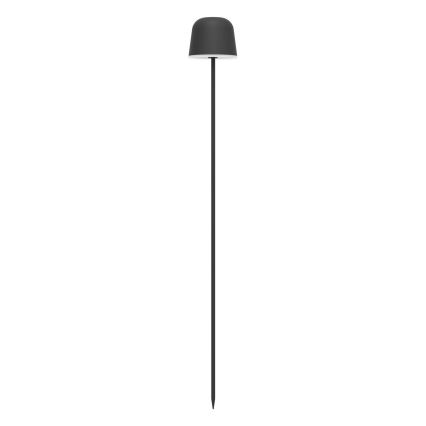 Eglo - Lámpara de mesa recargable LED regulable para exterior con control táctil LED/1,8W/5V 2500/3000/4000K 2500 mAh IP54 negra