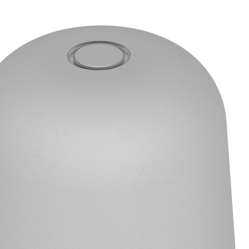 Eglo - Lámpara de mesa LED recargable para exterior, táctil y regulable LED/1,8W/5V 2500/3000/4000K 2500 mAh IP54 gris