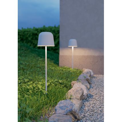 Eglo - Lámpara de mesa LED recargable para exterior, táctil y regulable LED/1,8W/5V 2500/3000/4000K 2500 mAh IP54 gris