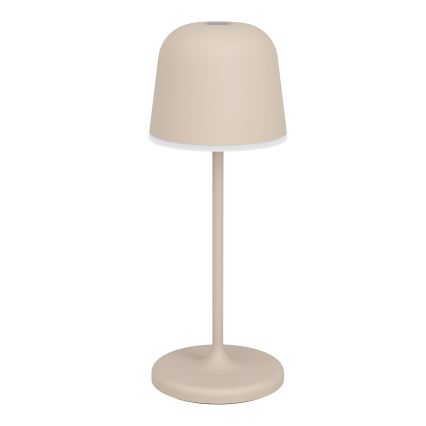 Eglo - Lámpara de mesa LED táctil recargable y regulable para exterior LED/1,8W/5V 2500/3000/4000K 2500 mAh IP54 color crema