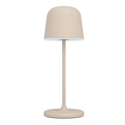 Eglo - Lámpara de mesa LED táctil recargable y regulable para exterior LED/1,8W/5V 2500/3000/4000K 2500 mAh IP54 color crema