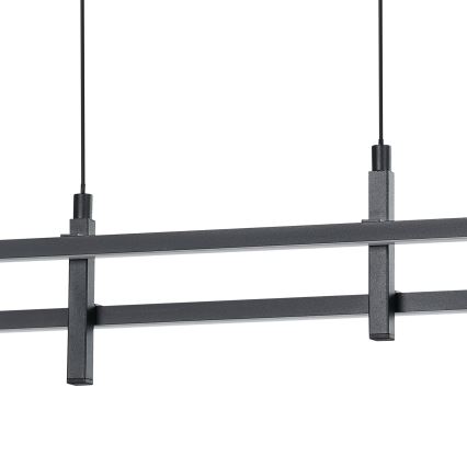 Eglo - Lámpara colgante LED con cable LED/20W/230V negra