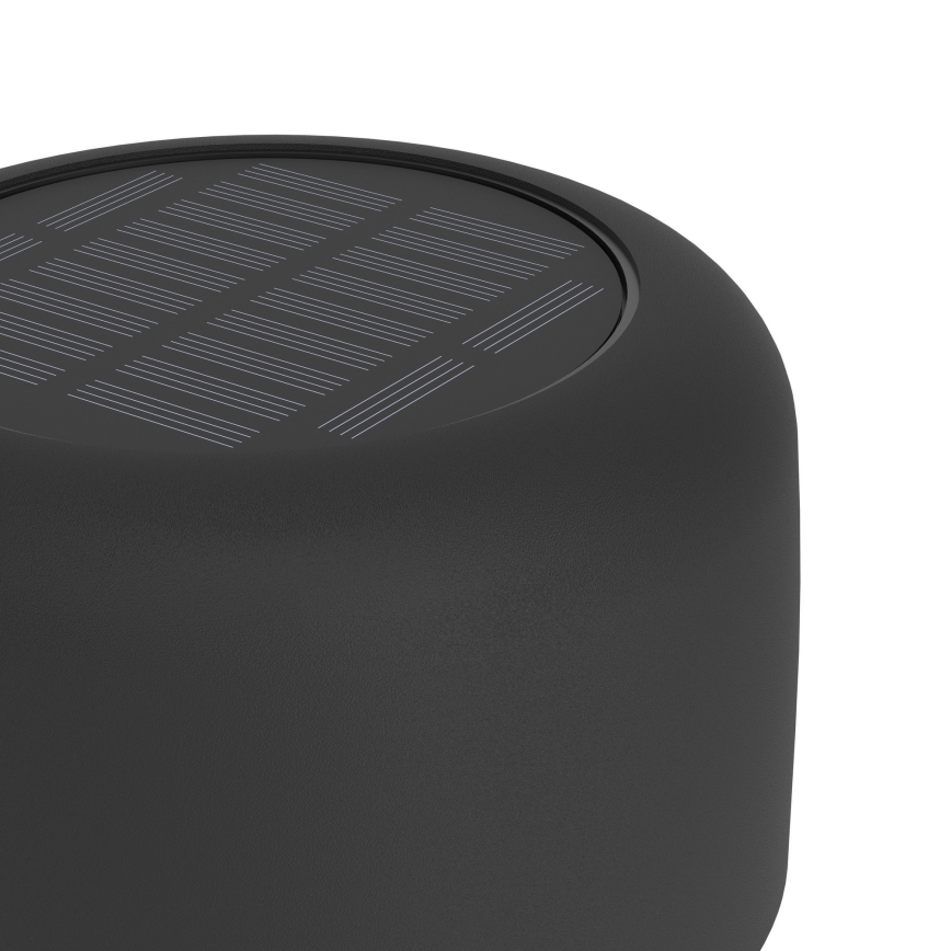 Eglo - Lámpara de mesa táctil recargable solar LED/2,8W/3,7V 1800 mAh IP44 negra