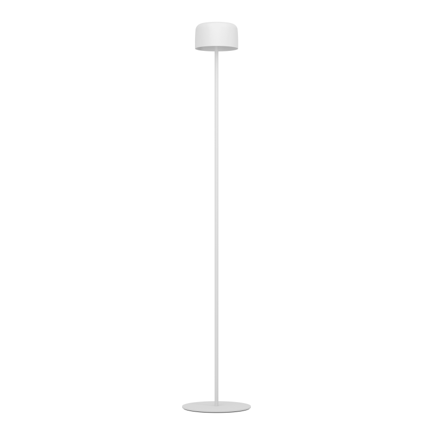 Eglo - Lámpara de pie solar recargable con control táctil LED, 2,8 W / 3,7 V, 1800 mAh, IP44, blanca