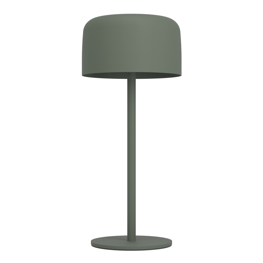 Eglo - Lámpara de sobremesa LED solar recargable con control táctil LED/2,8W/3,7V 1800 mAh IP44 verde