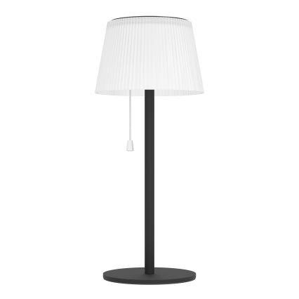 Eglo - Lámpara de mesa solar recargable LED/2,3W/3,7V 3000/4000/6500K 1800 mAh IP44 negra