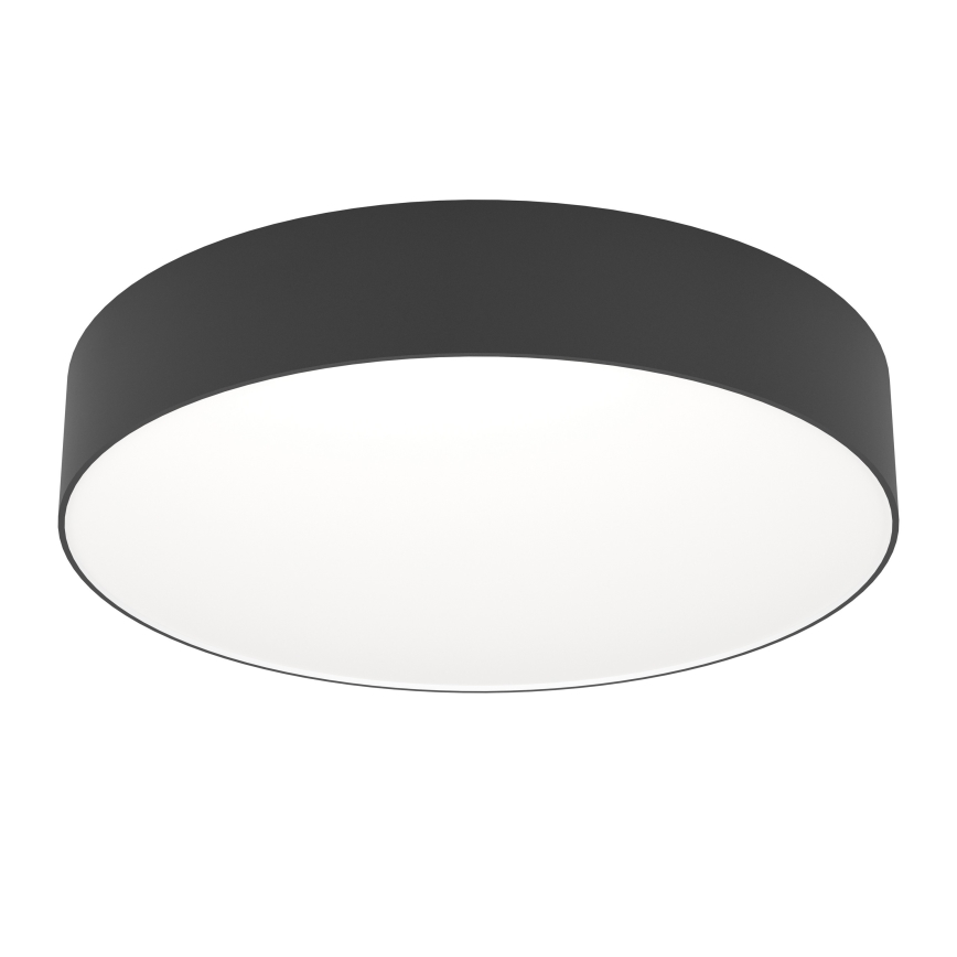 Eglo - Luminaria de techo LED RGBW regulable, 15W, 230V, 2700-6500K, Ø 39 cm, negro