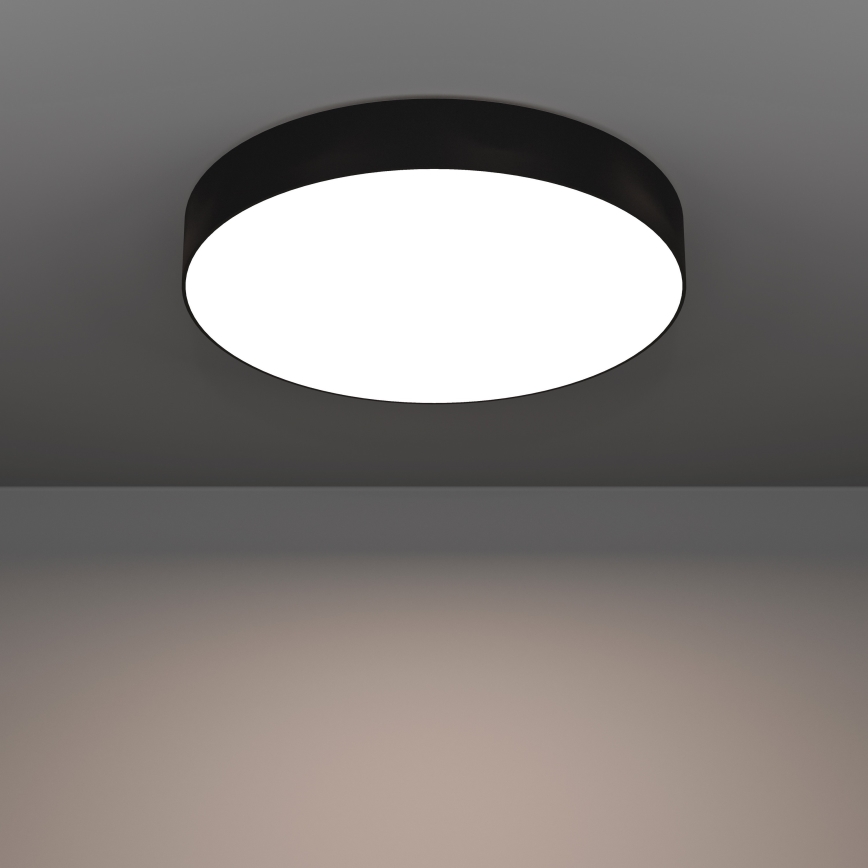Eglo - Lámpara de techo LED RGBW regulable LED/26W/230V 2700-6500K Ø 49 cm negra