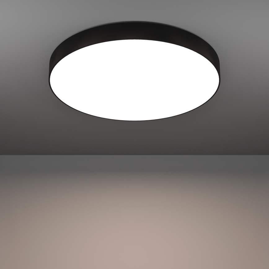 Eglo - LED RGBW Luminaria de techo regulable LED/36,5W/230V 2700-6500K diámetro 69cm negro