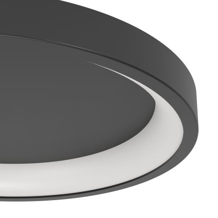 Eglo - Lámpara de techo LED RGBW regulable LED/19,6W/230V 2700-6500K Ø 35 cm negra