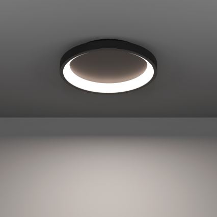 Eglo - Lámpara de techo LED RGBW regulable LED/19,6W/230V 2700-6500K Ø 35 cm negra