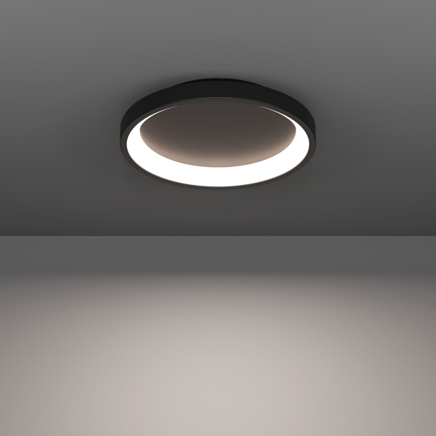 Eglo - Lámpara de techo LED RGBW regulable LED/19,6W/230V 2700-6500K Ø 35 cm negra