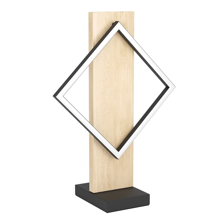Eglo - Lámpara de mesa LED/13W/230V negra/beige