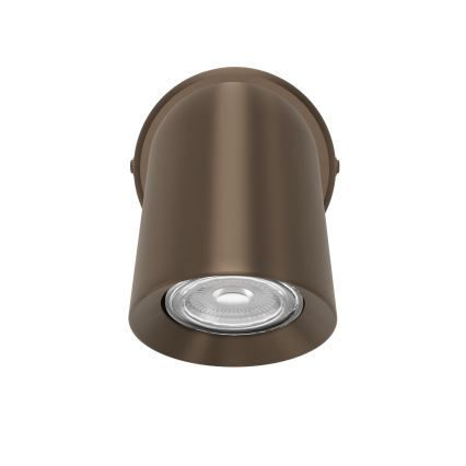 Eglo - Foco de pared 1xGU10/5W/230V, acabado en bronce