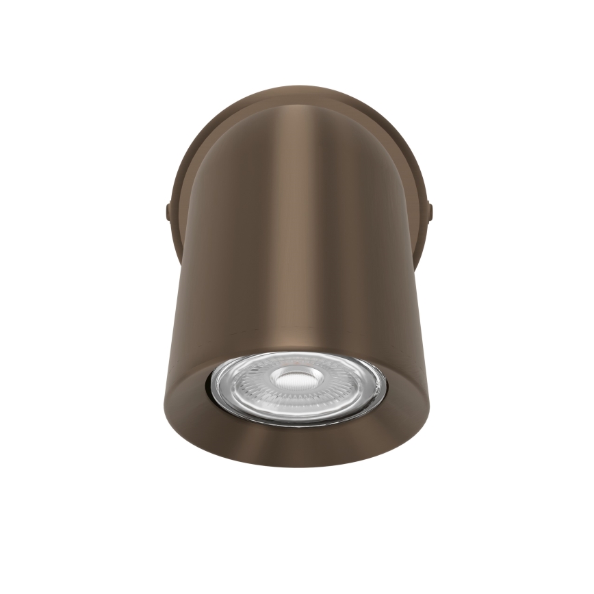 Eglo - Foco de pared 1xGU10/5W/230V, acabado en bronce