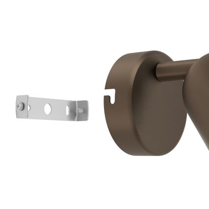 Eglo - Foco de pared 1xGU10/5W/230V, acabado en bronce