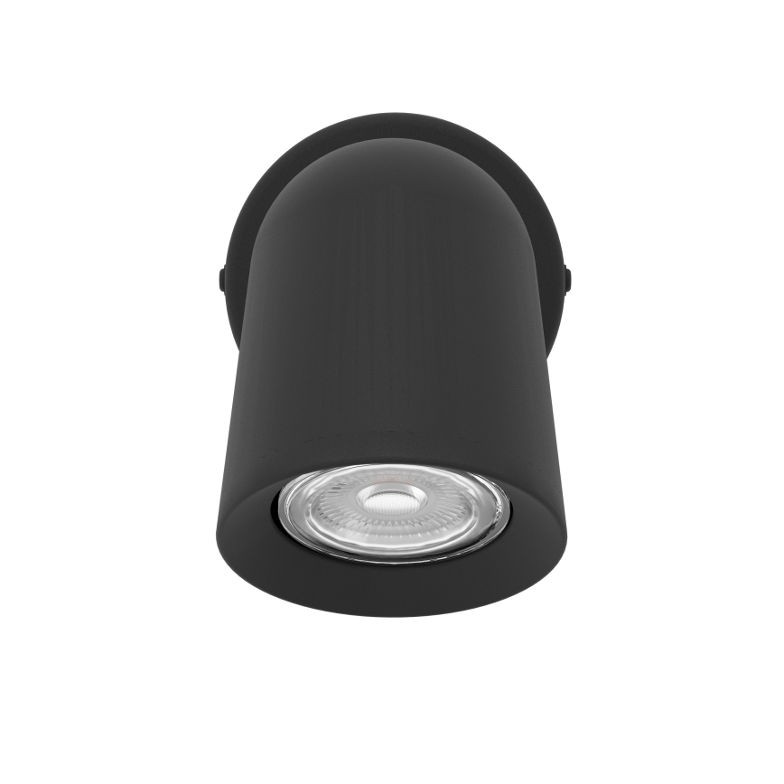 Eglo - Aplique de pared orientable 1xGU10/5W/230V negro