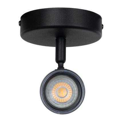 Eglo - Aplique de pared para baño, foco 1xGU10/5W/230V IP44, negro