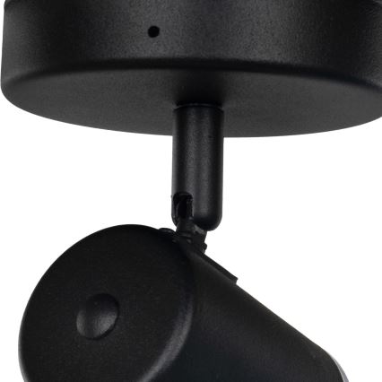 Eglo - Aplique de pared para baño, foco 1xGU10/5W/230V IP44, negro