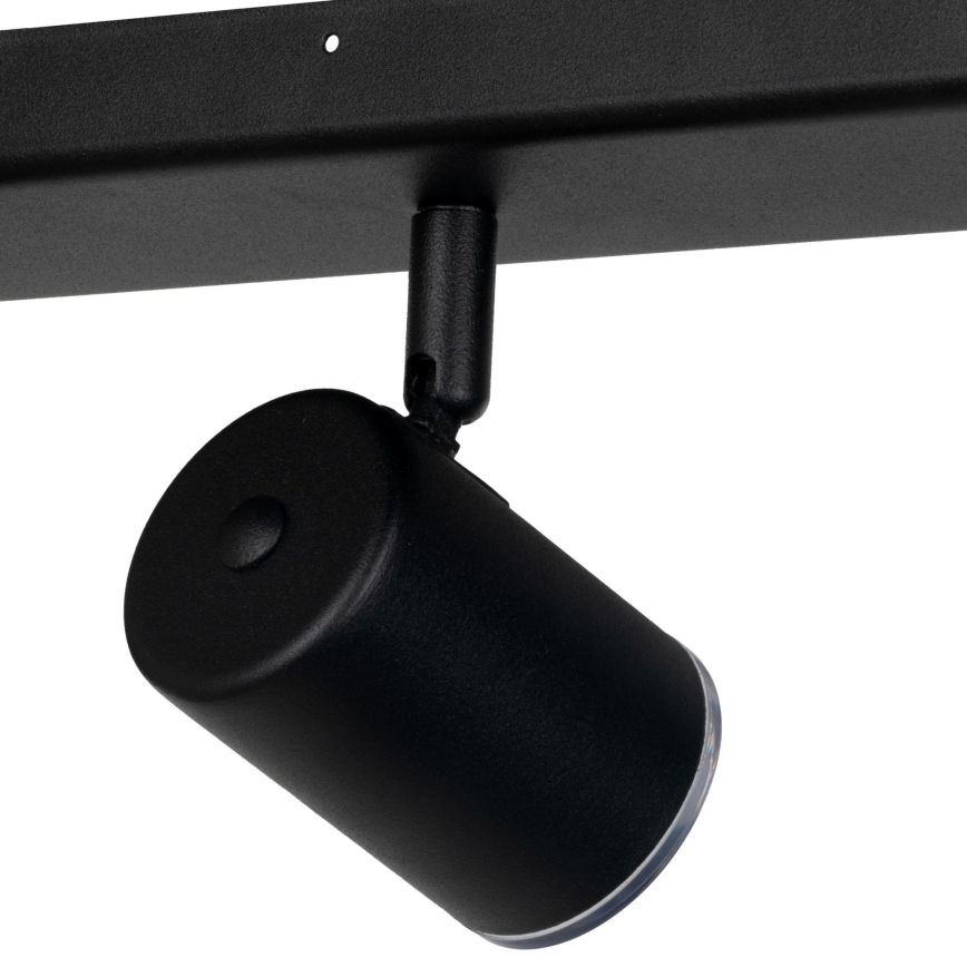 Eglo - Foco de baño 3xGU10/5W/230V IP44 negro