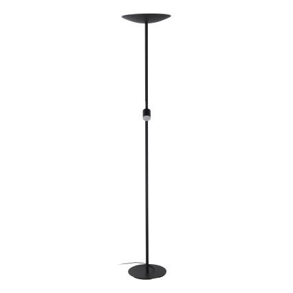 Eglo - LED Lámpara de pie regulable LED/26,5W/230V + LED/4W negra