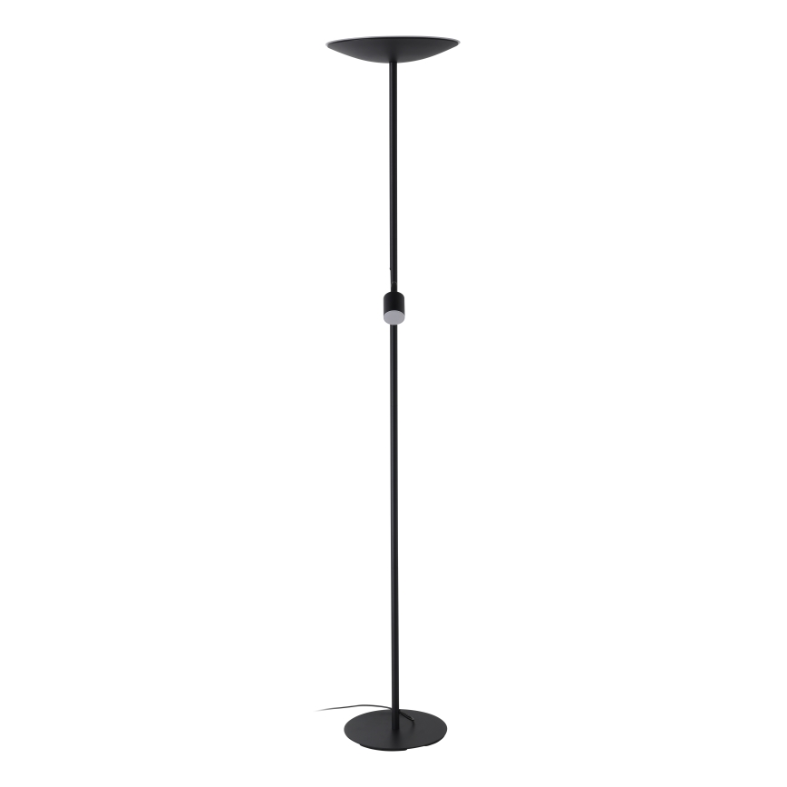 Eglo - LED Lámpara de pie regulable LED/26,5W/230V + LED/4W negra